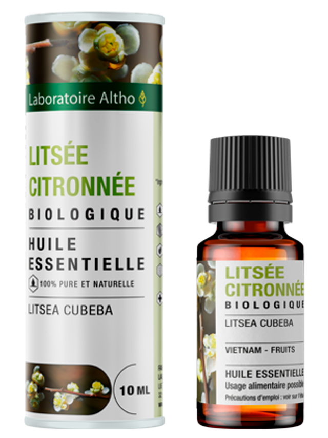 Litsee citronnée (Verveine exotique) Laboratoire Altho | 10ml | Huile Essentielle - Sommeil