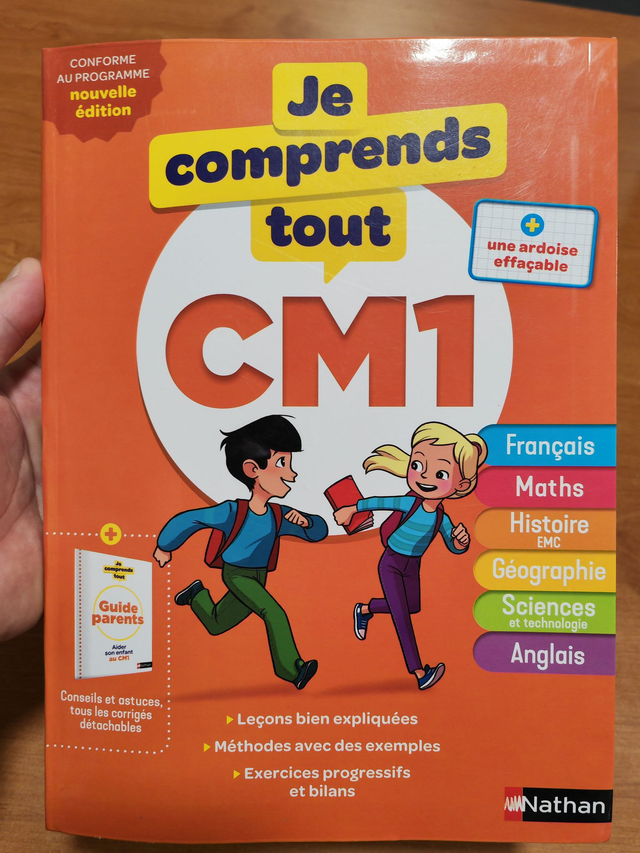 Livre " Je comprends tout CM1 " 