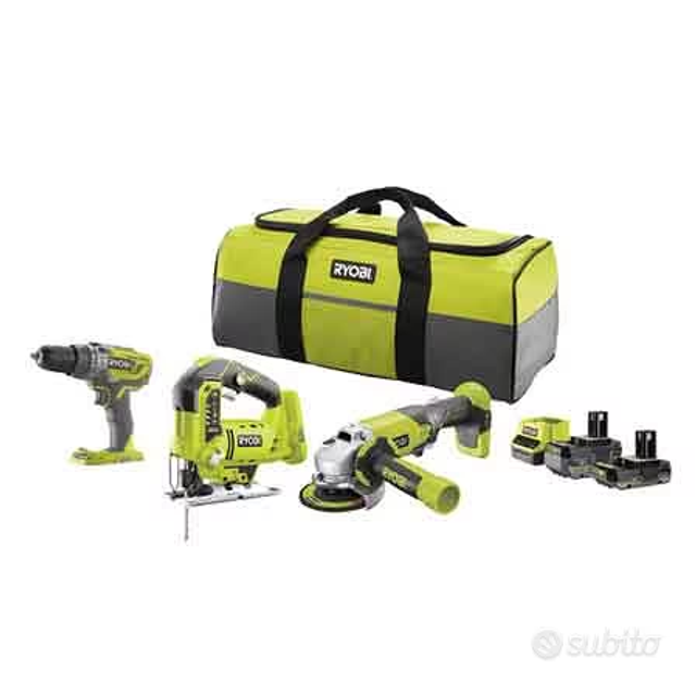 Kit Ryobi 18V ONE+ 3 Utensili Percussione+2 Batterie