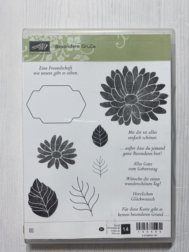 Besondere Grüsse (Stempelset ablösbar)