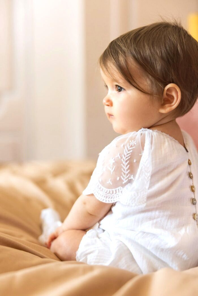 Barboteuse Blanc | Salomé 