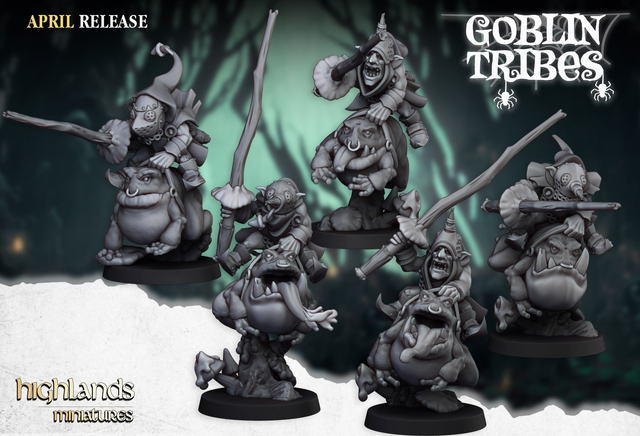 Mounted Armoured Swamp Goblins