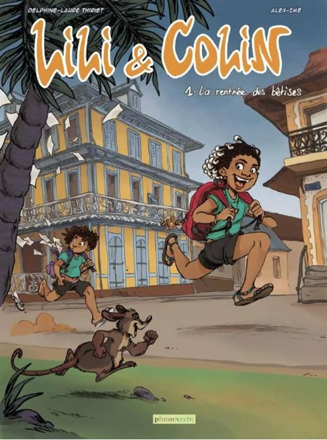 Pré-commande _ Album de bande dessinée &quot;Lili et Colin, tome 1, La Rentrée des Bêtises&quot;, dédicacé
