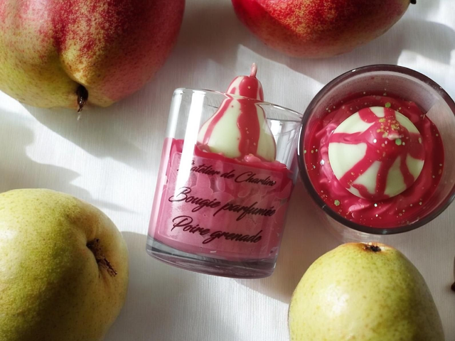 Bougie Grenade Poire