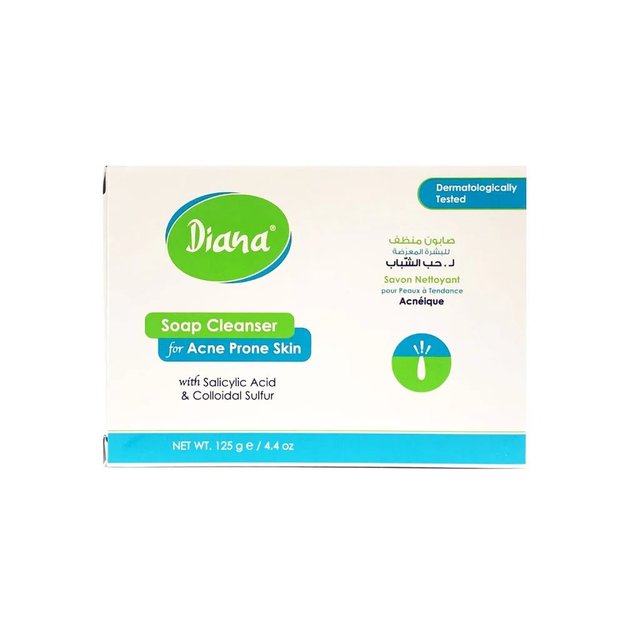 Diana: Soap Cleanser for Acne Prone Skin 125g