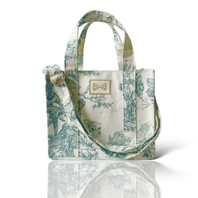 Cabas « Le Romantique » vert