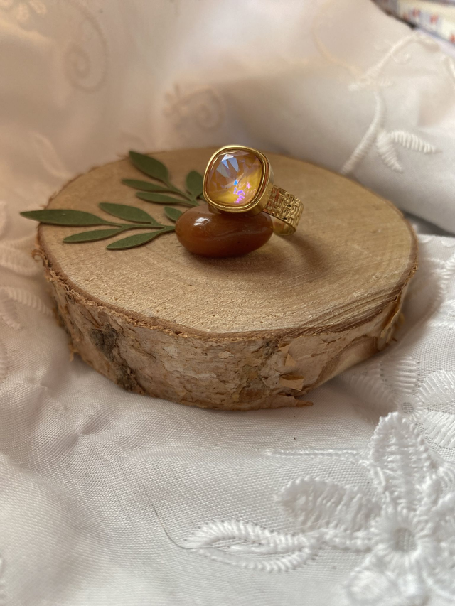 Bague Cristal Rose 