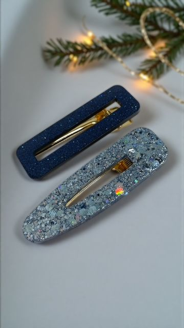 Duo de barrettes Etoile de Nuit