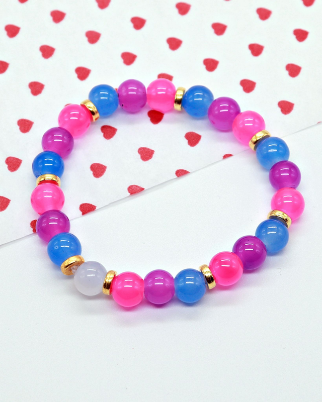 LGBT+ Bi Pride Bracelet