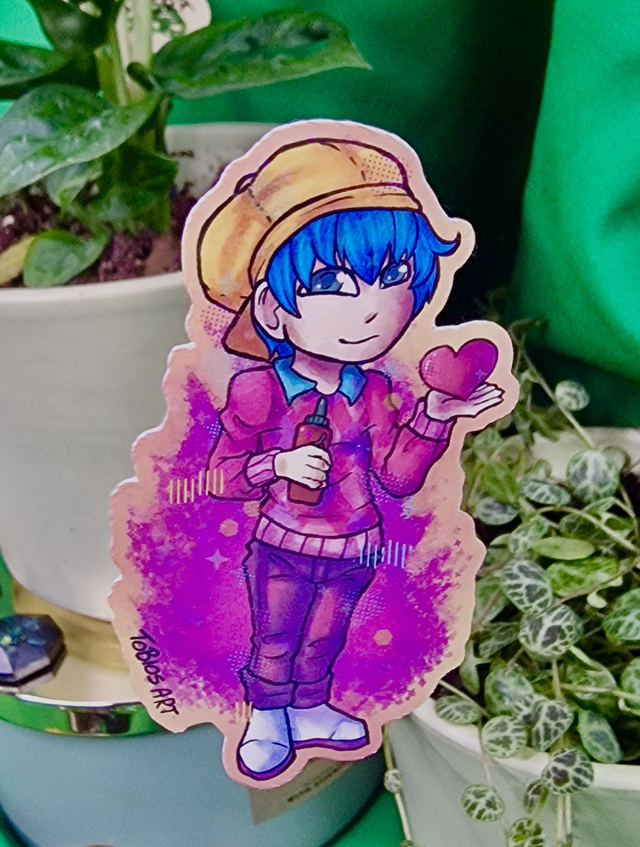 Baby Saja K pop Demon Hunters Holographic Vinyl sticker