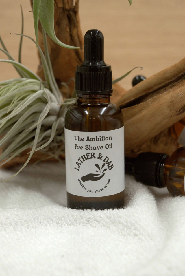 Pre Shave Oil: The Ambition with Tea Tree, Lime &amp; Lemongrass