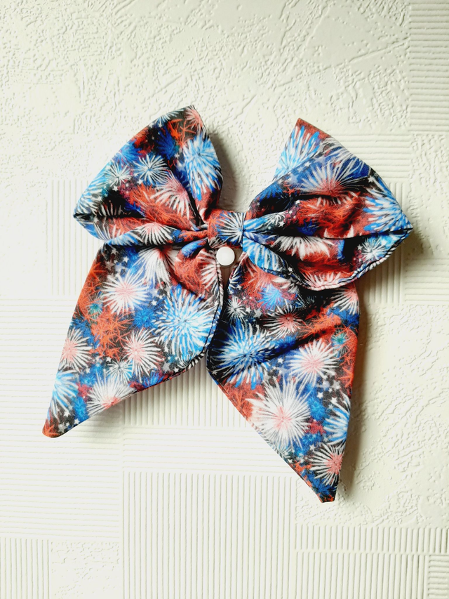 Barrette noeud &quot;Fireworks&quot; v1