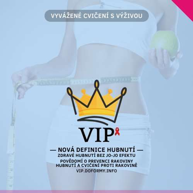 VIP+ 3 Měsíční hubnutí a cvičení proti rakovině