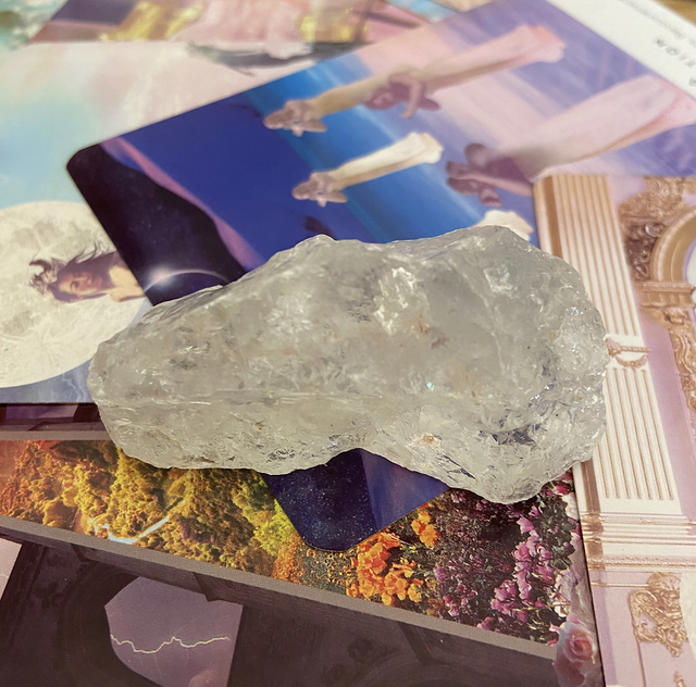 Cristal de roche brute- Clairevoyance