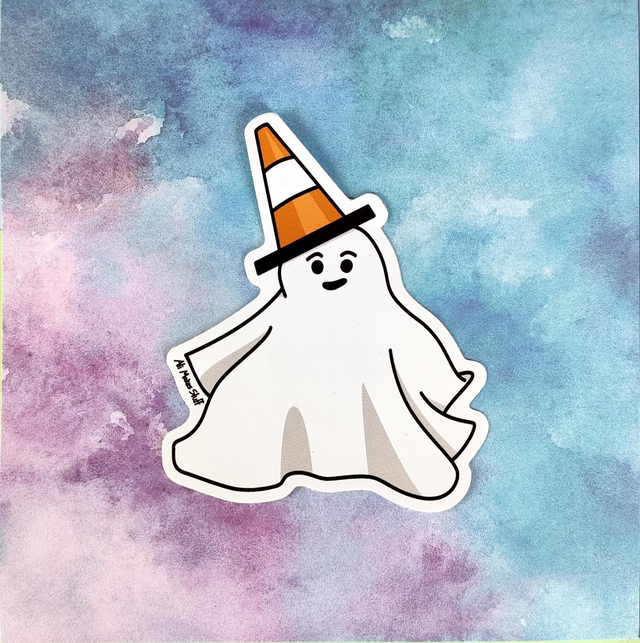 Sticker Ghost GOMA cone
