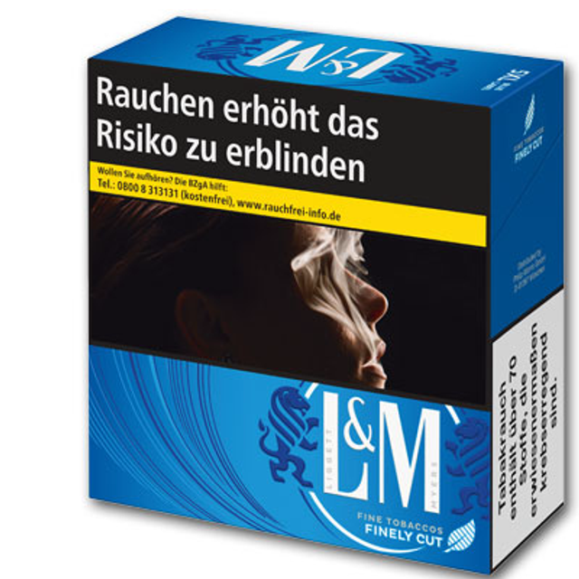 L&M Blue Label 5XL-Box 15,00 € Zigaretten