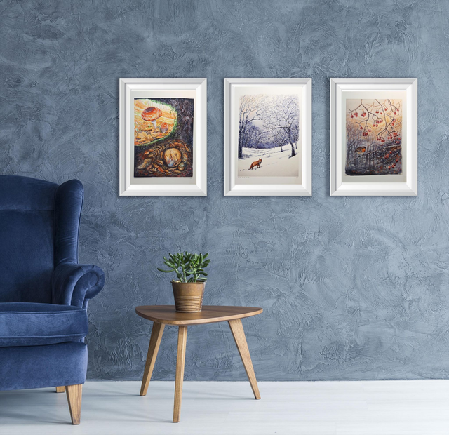 "Animali del Bosco, serie 2" - Riproduzioni numerate