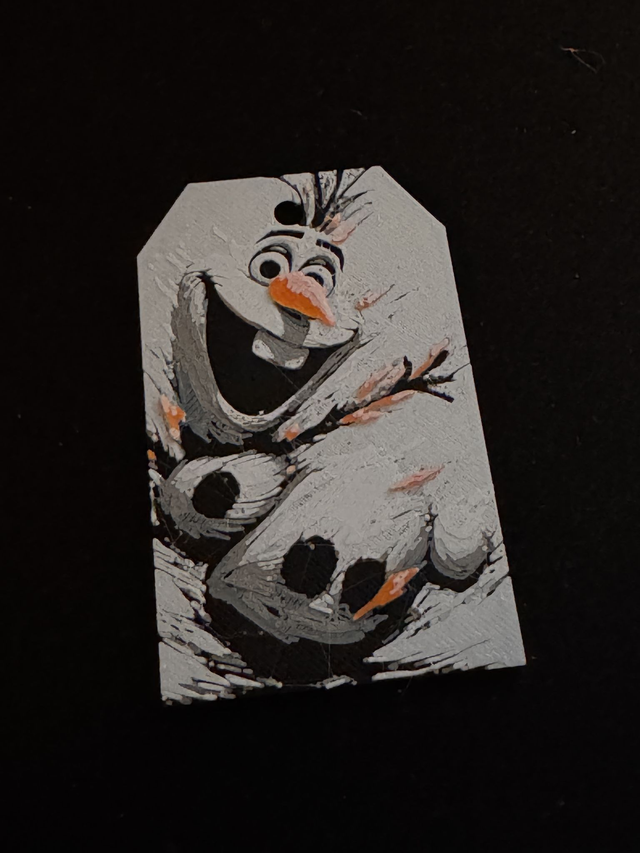 Gift tag Olaf