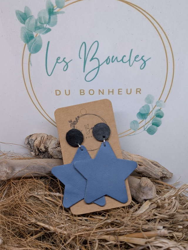 Boucles d&#039;oreilles Star s032