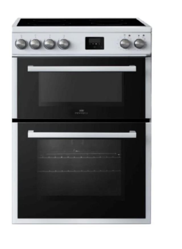  NEW WORLD NWDO60CW 60cm Double Oven Ceramic Cooker - White