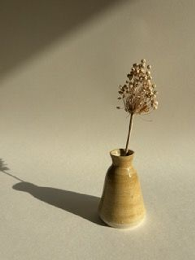 Mini vase doré 
