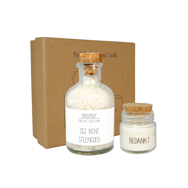 Spa kit badzout en Sojakaars