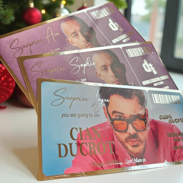 Any event design your own gift ticket  