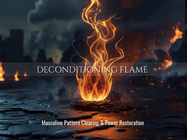 Deconditioning Flame | Masculine Pattern Clearing, Patriarchal Burn &amp; Power Restoration | Same Day Delivery