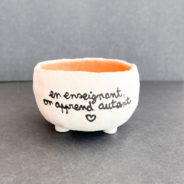 Pot « en enseignant, on apprend autant »
