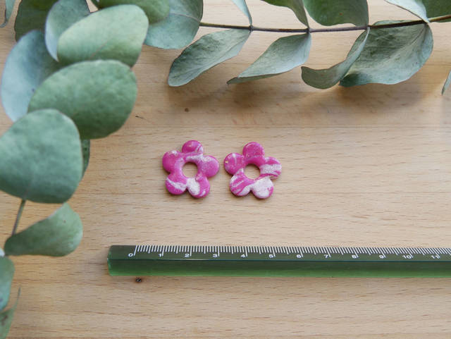 Bloom 5 pétales rose/blanc