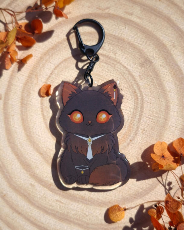 Genshin Cats - Zhongli 