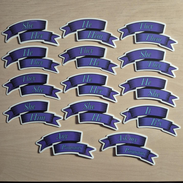 SALE - Stickers: Pronouns