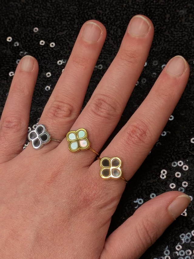 Bague trèfle 