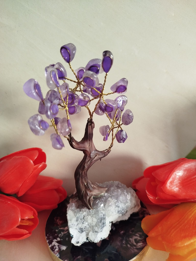 Arbre de vie en Améthyste