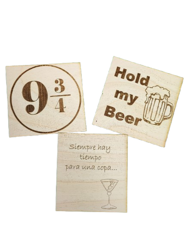 Posa vasos pack 4ud.