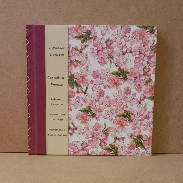Carnet à Dessin Fleur/rose