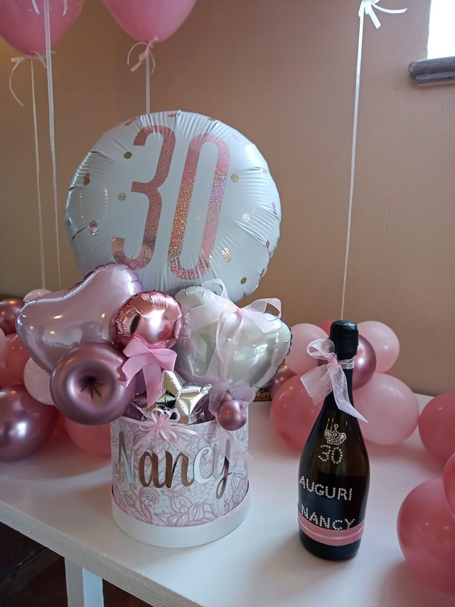 Centro Tavola Personalizzato Con Bottiglia