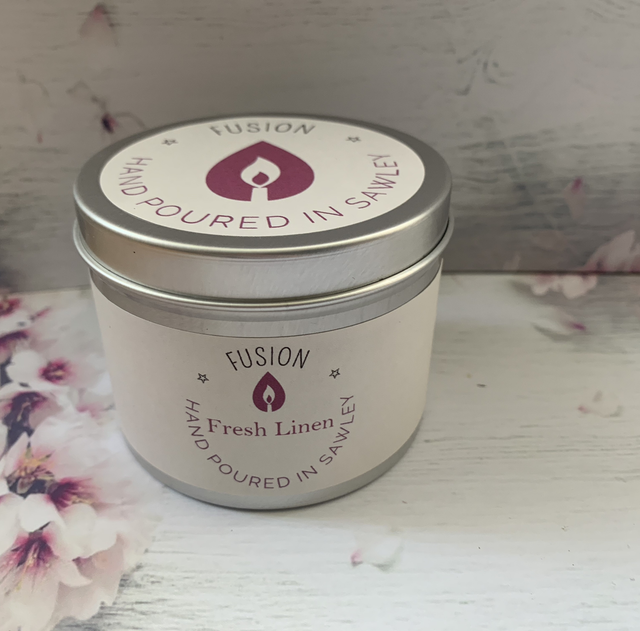Candle in a Tin - Fresh Linen 