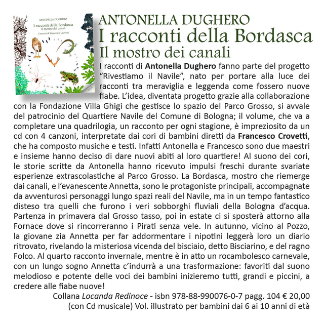 Antonella Dughero, "I racconti della Bordasca", qudulibri 2019
