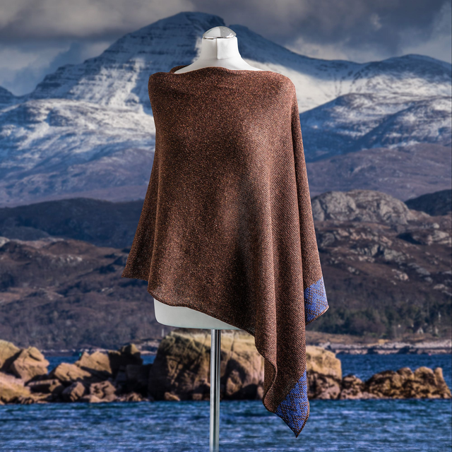 Gairloch Merino Silk Poncho