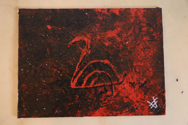 Hand painted Veresi Swan by Vermilia (See image)