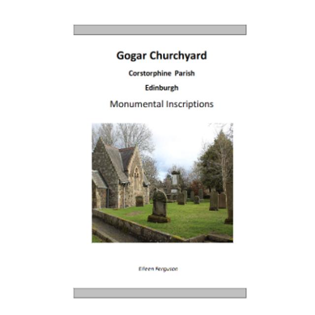 Gogar Churchyard Monumental Inscriptions