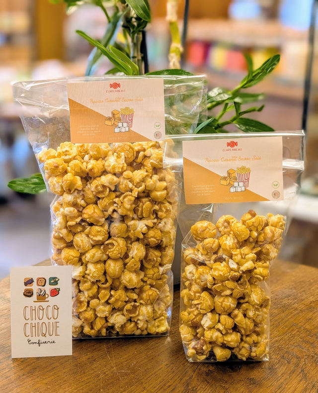 Popcorn Caramel Beurre Salé de chez Clarembeau (250 g)
