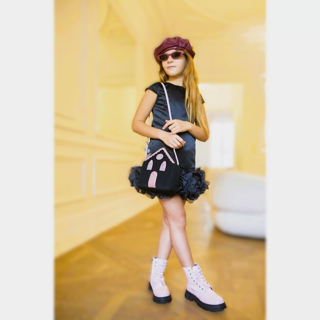 Robe Satin Noir | Hannah