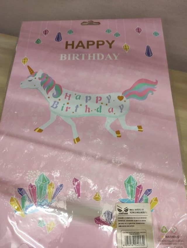 Festone Unicorno "Happy Birthday"