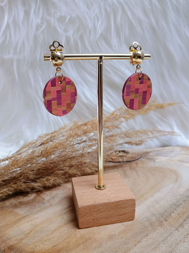 Boucles d'oreilles CLIP Mosaïque