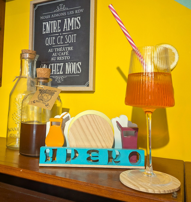 Porte Dessous de verres Apéro