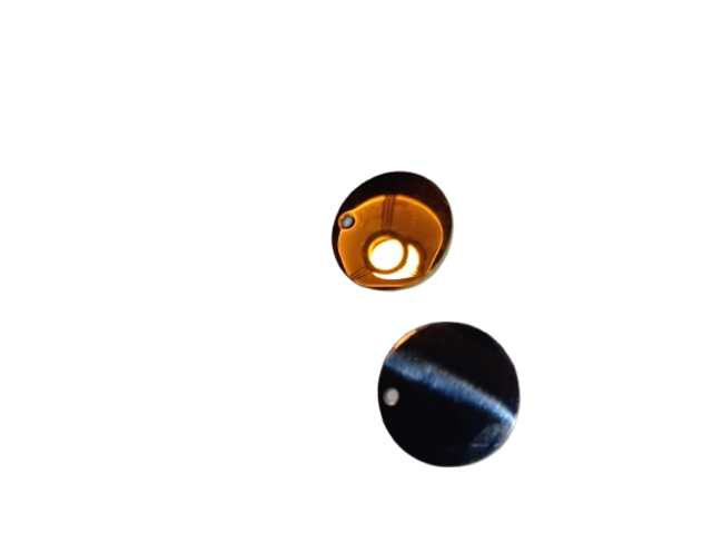 médaille astre en acier inoxydable or ou argent