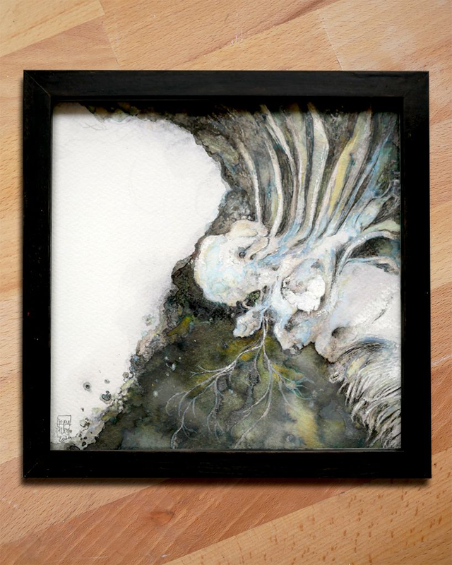 Tirage encadré "Errance onirique n°9 - détail n°1"