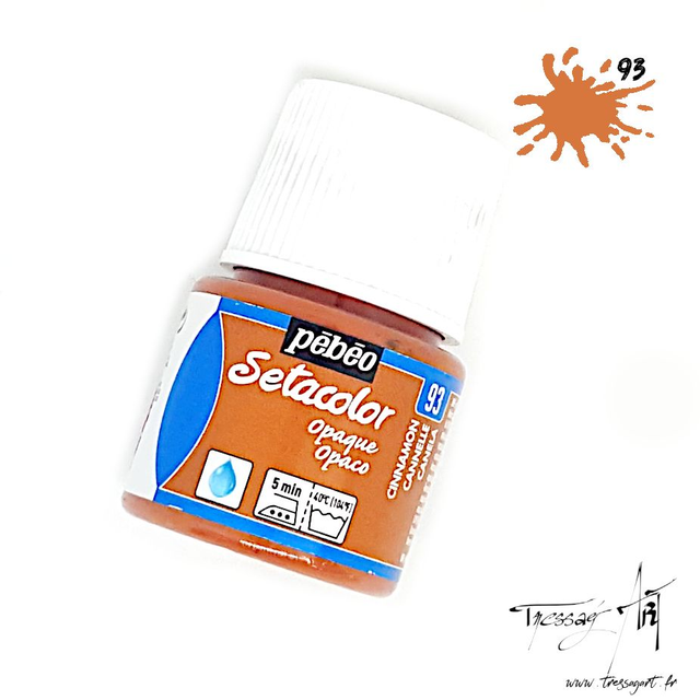 PEBEO - PEINTURE TEXTILE SETACOLOR OPAQUE MARRON CANNELLE 45mL - PB009093